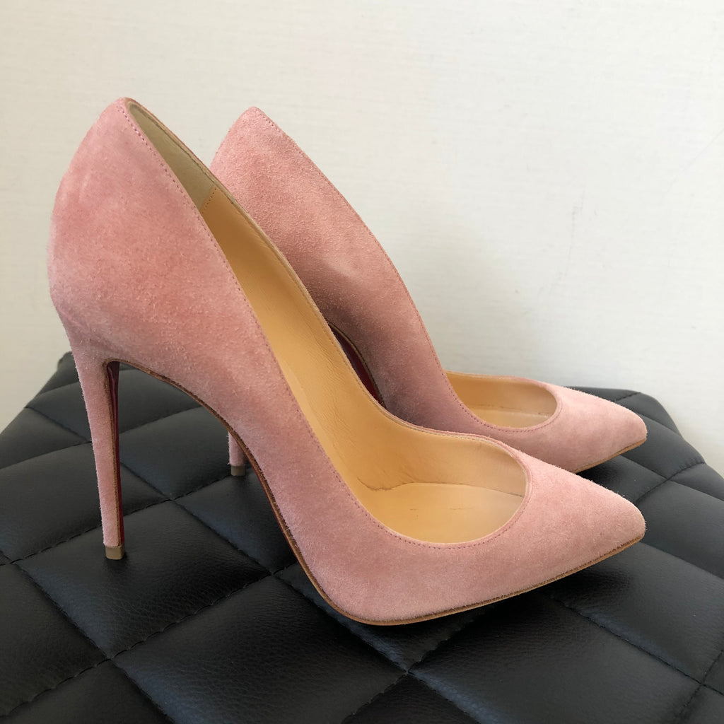 light pink louboutin heels