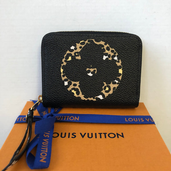 LOUIS VUITTON Monogram Black Giant Jungle Zippy Coin Purse | Forever Red Soles