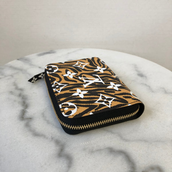 LOUIS VUITTON Monogram Black Giant Jungle Zippy Coin Purse | Forever Red Soles