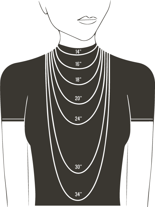 Necklace Size Guide I Solomon Strands
