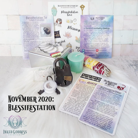 November 2020 Inked Goddess Creations Box: Blessifestation