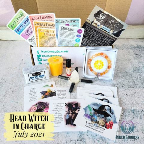 July 2021 Inked Goddess Creations Box: Head Witch in Charge