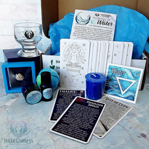 September 2021 Inked Goddess Creations Box: The Element of Water