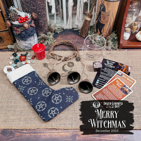 December 2023 Inked Goddess Creations Box: Merry Witchmas