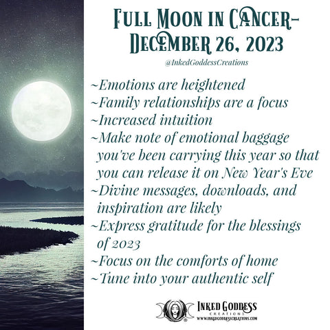 Full Moon in Cancer- December 26, 2023