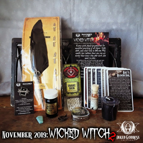 November 2019 Inked Goddess Creations Box: Wicked Witch 2