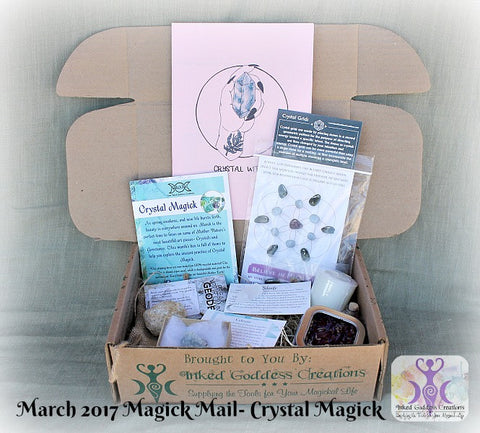 March 2017 Magick Mail Box: Crystal Magick