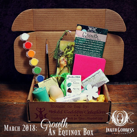 March 2018 Magick Mail Box: Growth: An Equinox Box