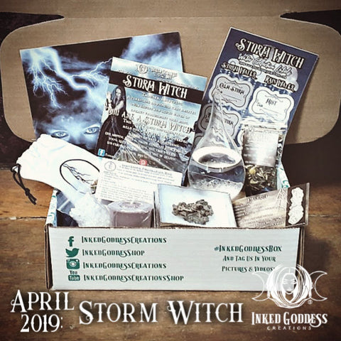 April 2019 Inked Goddess Creations Box: Storm Witch