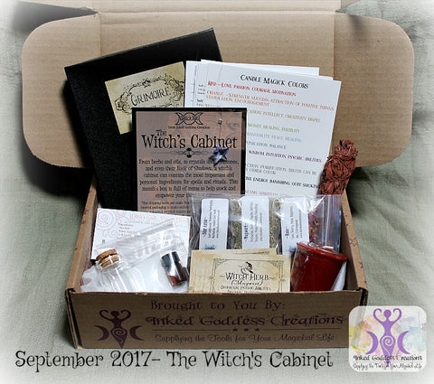 September 2017 Magick Mail Box: The Witch's Cabinet