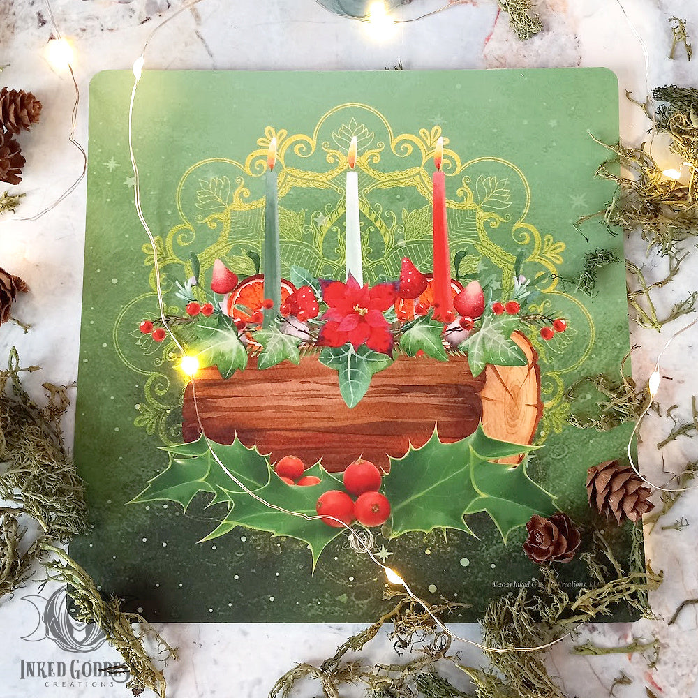 Yule Altar Card for The Winter Solstice