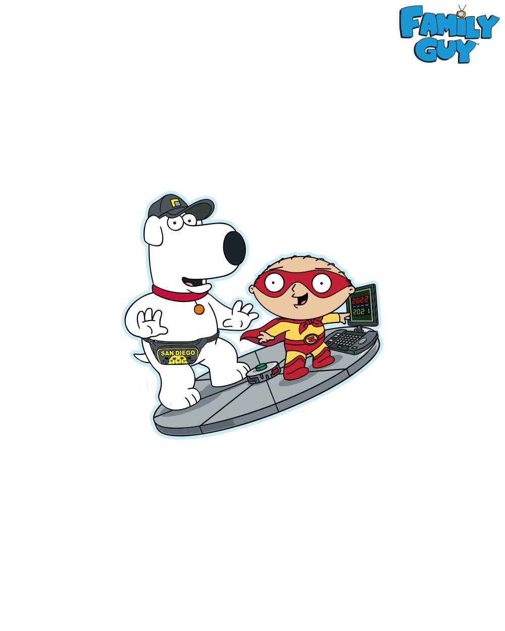 2021 Family Guy Time Travel pin (limited edition of 250) (pre-order, ships 8/15-8/30)