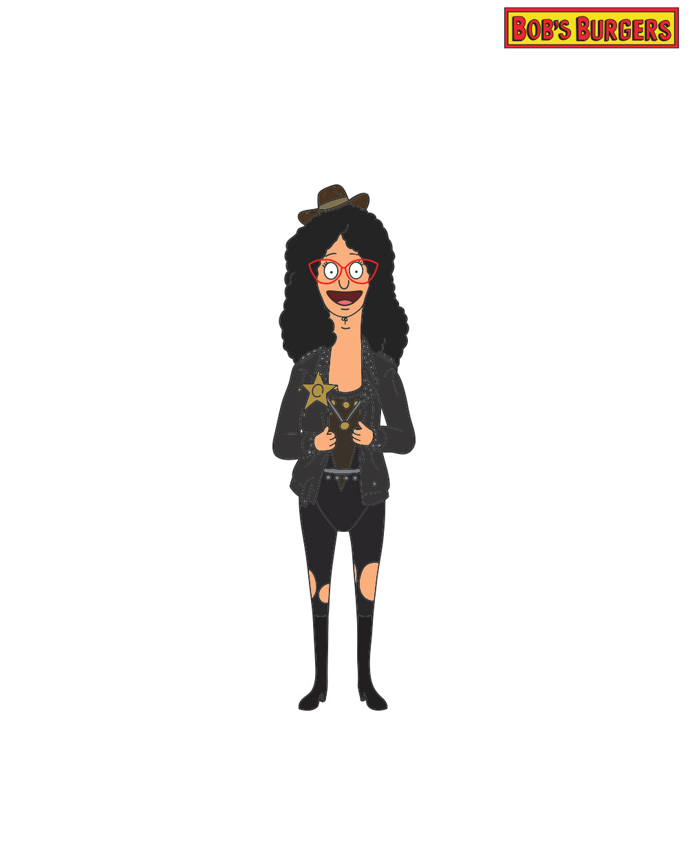 2021 Bob's Burgers Cher-iff pin (limited edition of 200) (pre-order, ships 8/15-8/30)