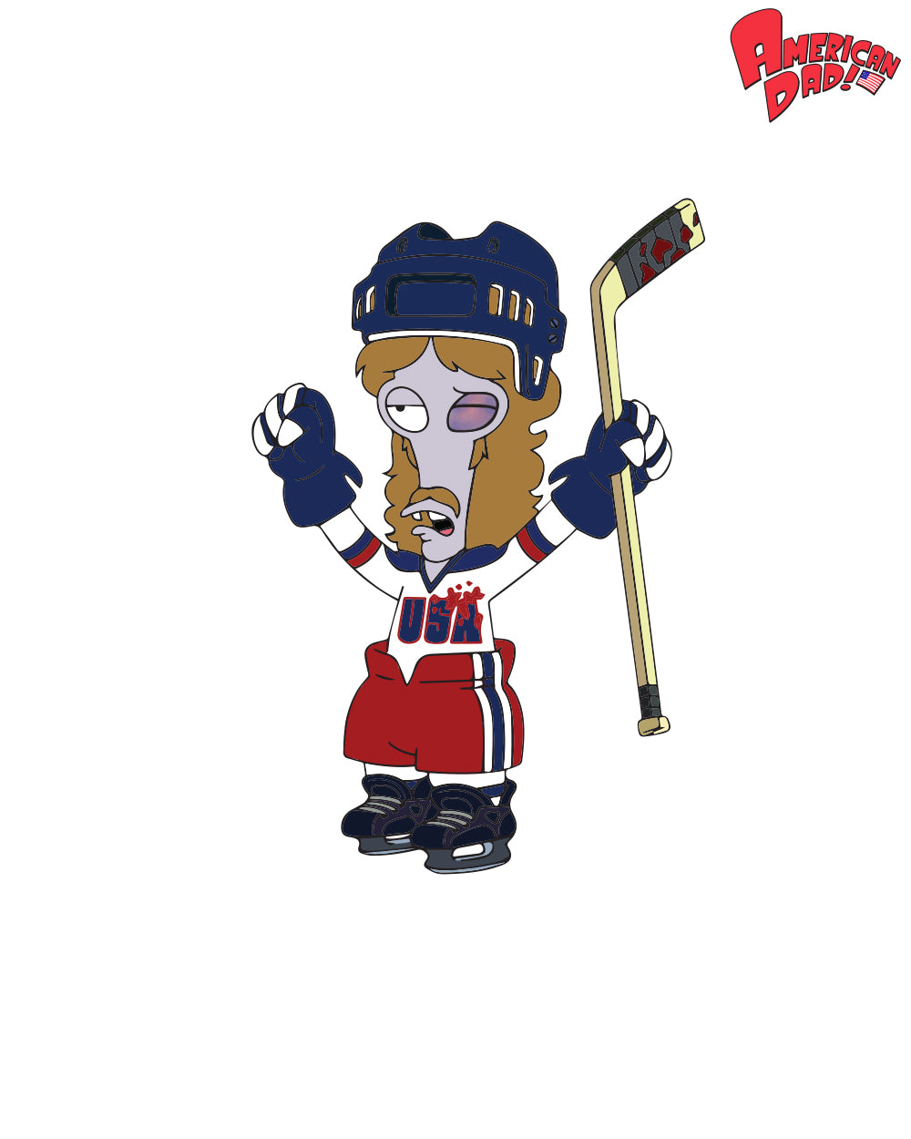 2021 American Dad Chex LeMeneux pin (limited edition of 150) (pre-order, ships 8/15-8/30)