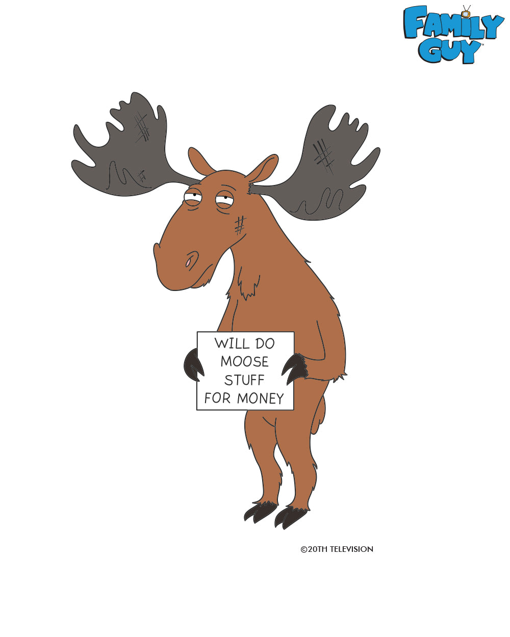 2021 Moose Stuff Clear Die Cut Sticker (pre-order, ships 8/15-8/30)