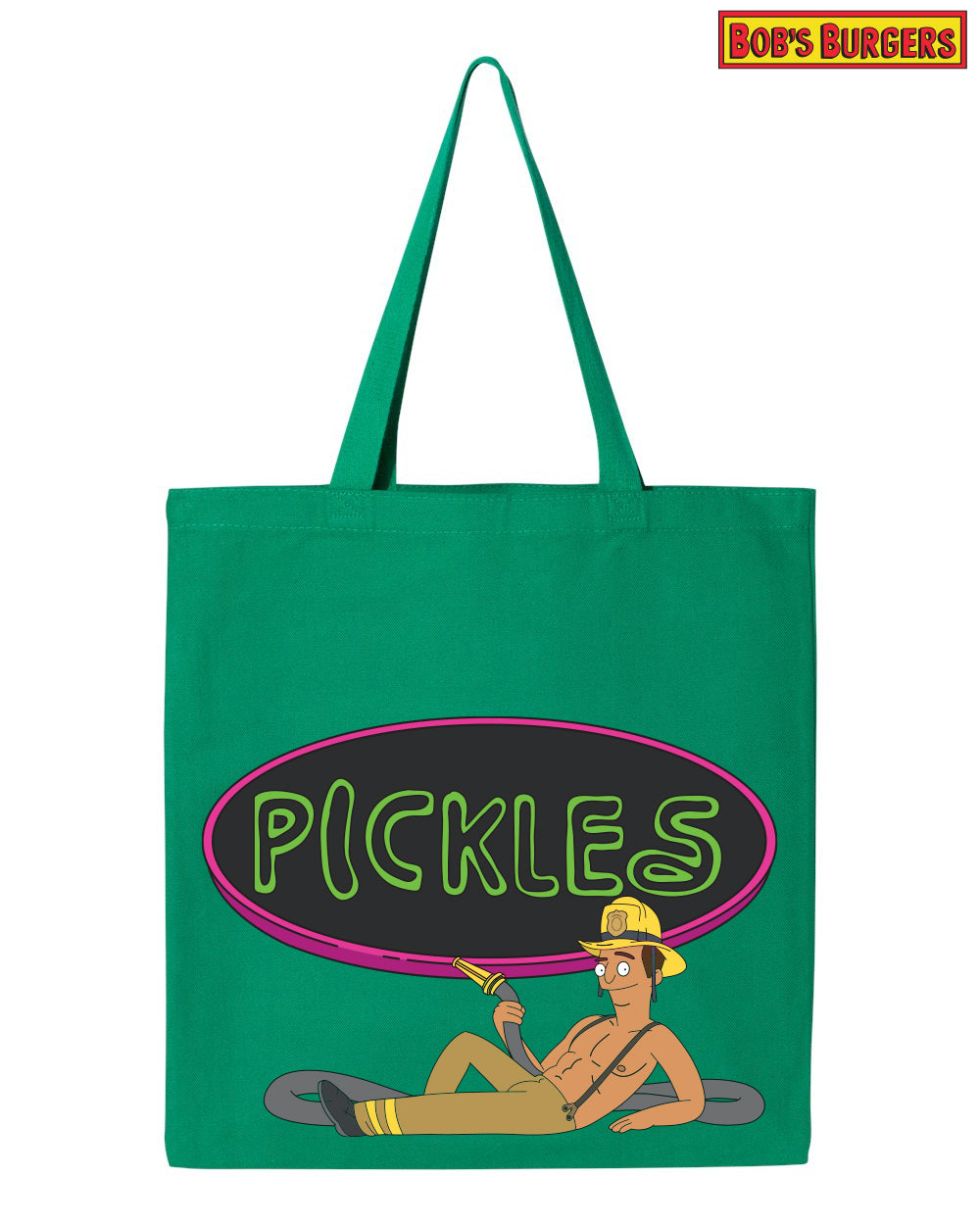 2021 Bob's Burgers Pickles heavy canvas grocery tote (pre-order, ships 8/15-8/30)