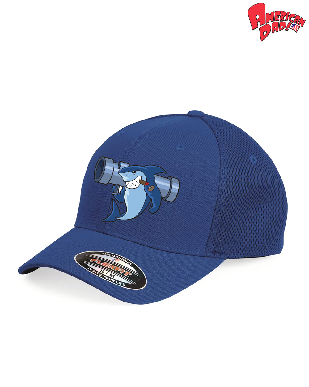 2021 American Dad Bazooka Sharks embroidered hat (pre-order, ships 8/15-8/30)