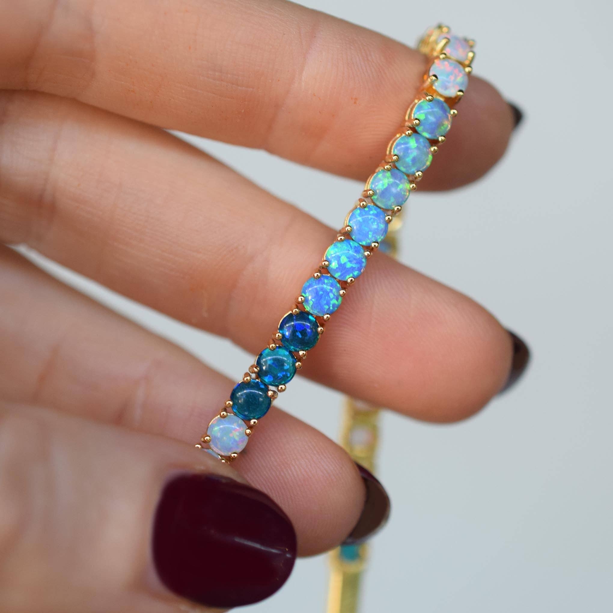 Riviera Bracelet in Stunning Blue Ombre Design