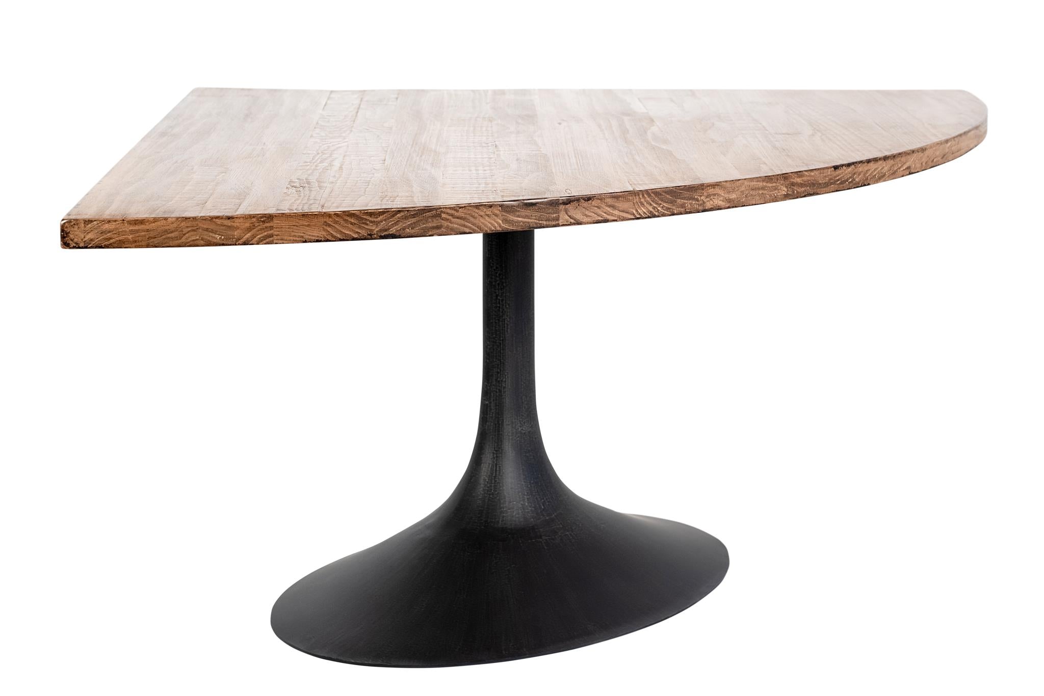 quarter circle dining table