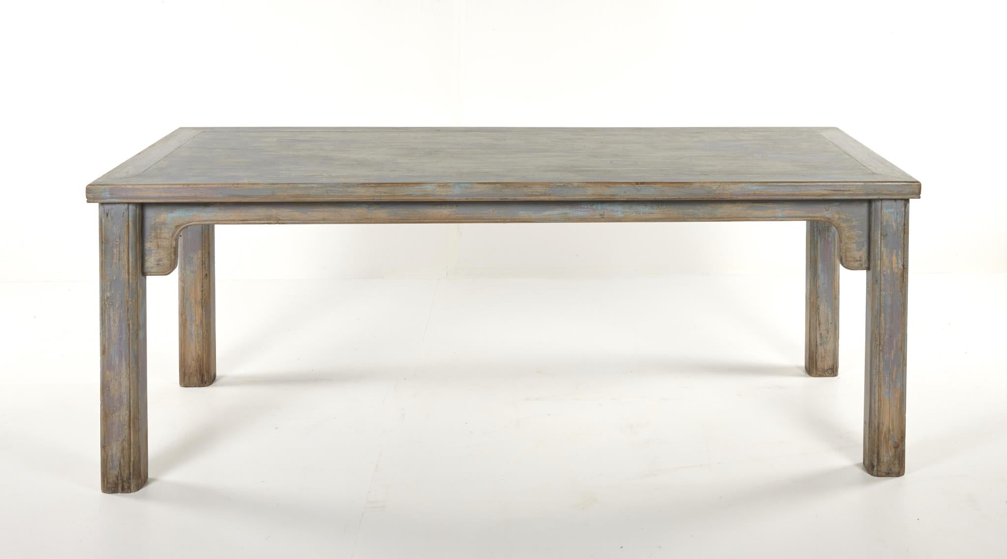 antique grey desk