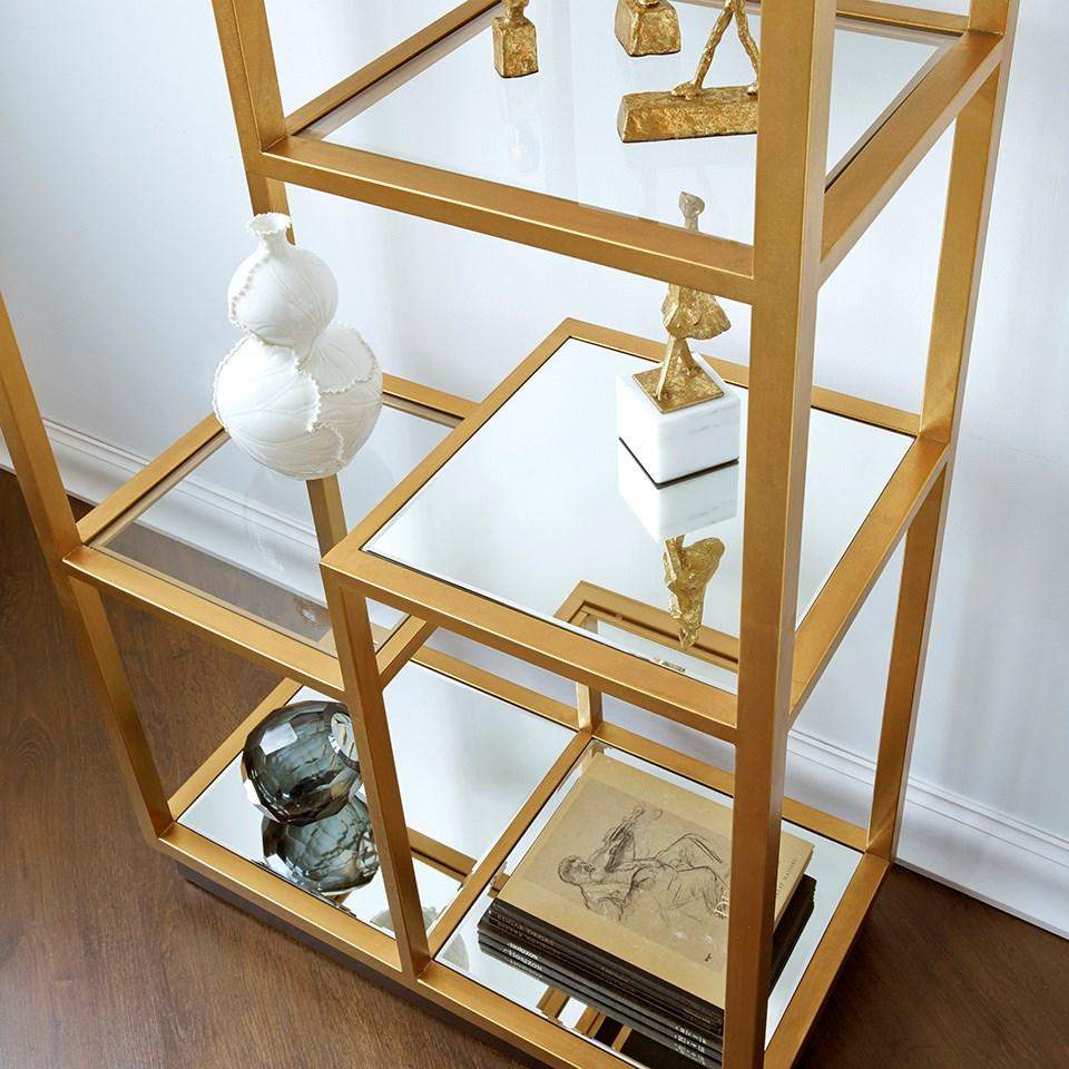 Bungalow 5 Haynes Etagere In Gold Blue Hand Home