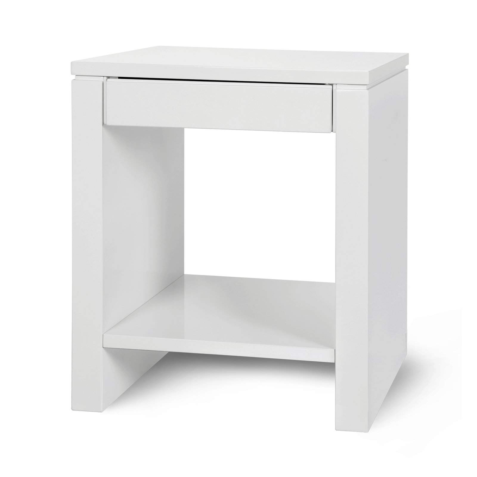 Bungalow 5 - Odom 1-Drawer Side Table In White-Bungalow 5-Blue Hand Home
