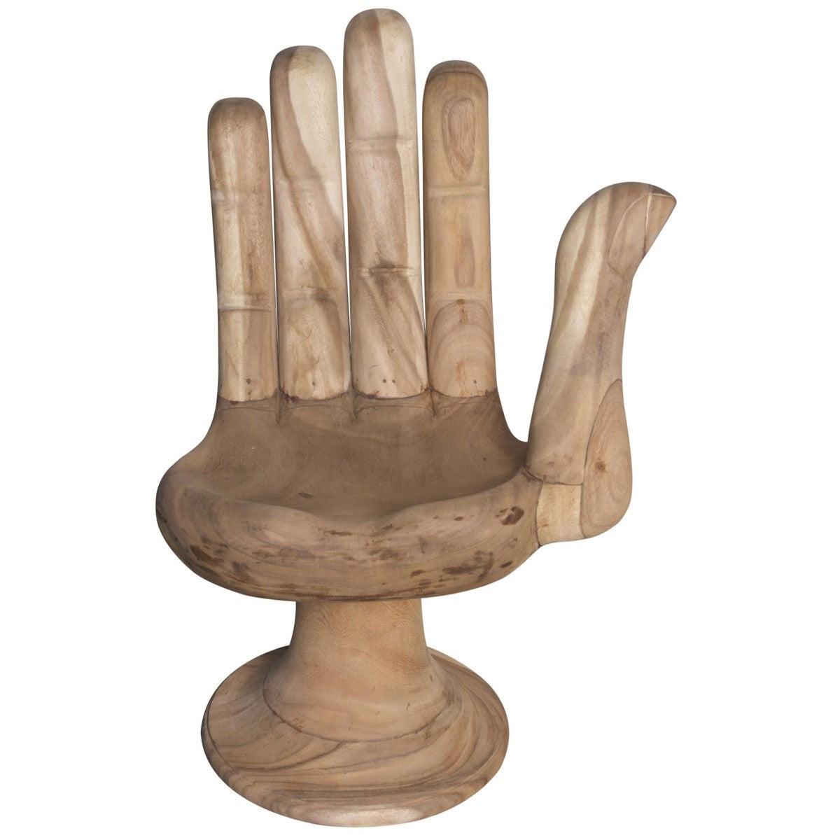 buddha chair hand shaped