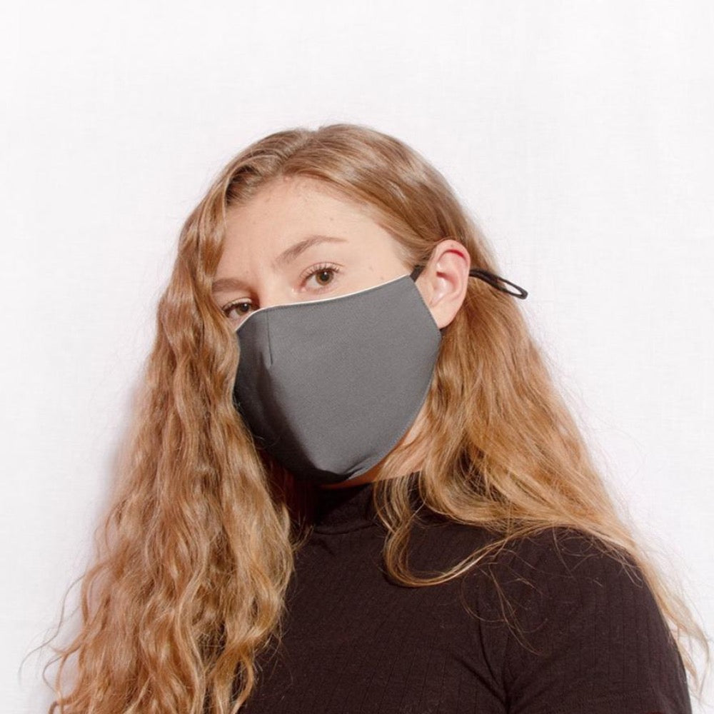 Face Mask Solid Gray - FINAL SALE