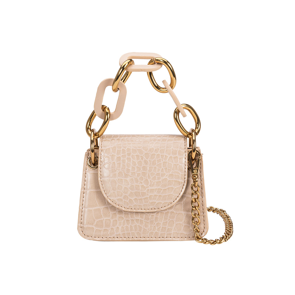 Bella Micro Nude Crossbody Bag - FINAL SALE