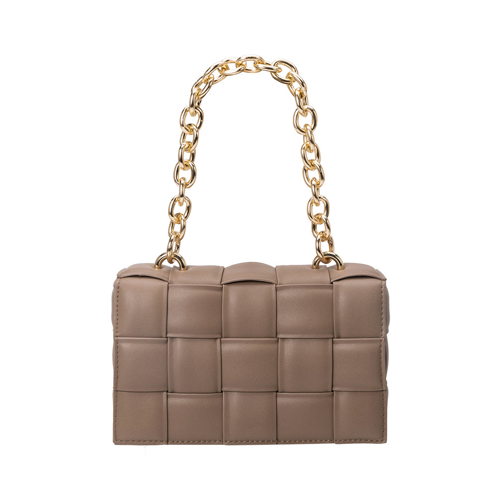 Anya Taupe Small Crossbody Bag