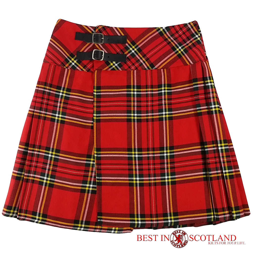 Ladies Royal Stewart Red Tartan Billie Kilt - Mid-Length Skirt – Best ...
