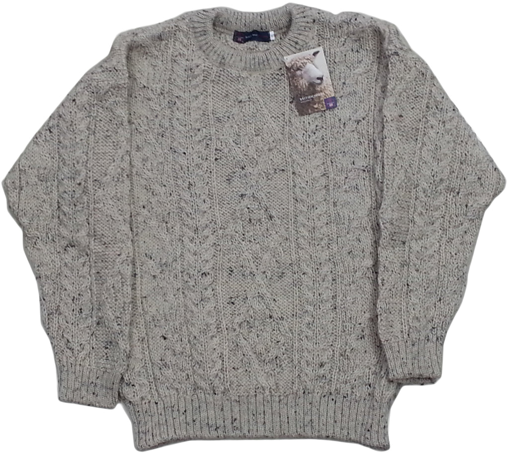 Biscuit Wool Aran Jumpers – Best in Scotland