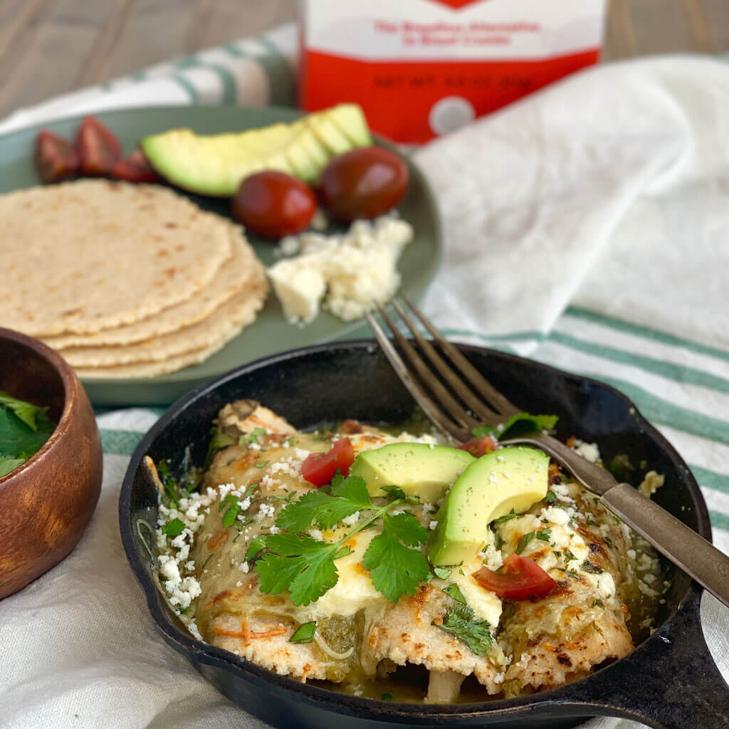 Pork Panko Enchiladas