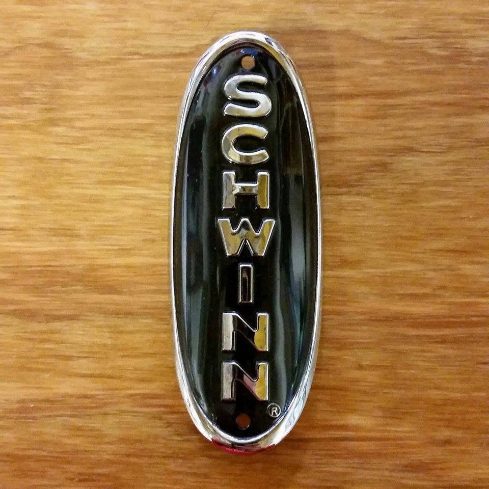 vintage schwinn head badge