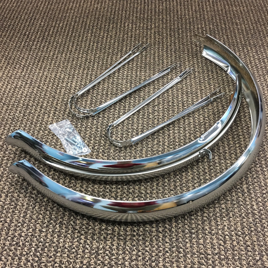 chrome bicycle fenders