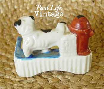Bulldog Lusterware Ashtray Vintage Made in Japan Dog Collectible