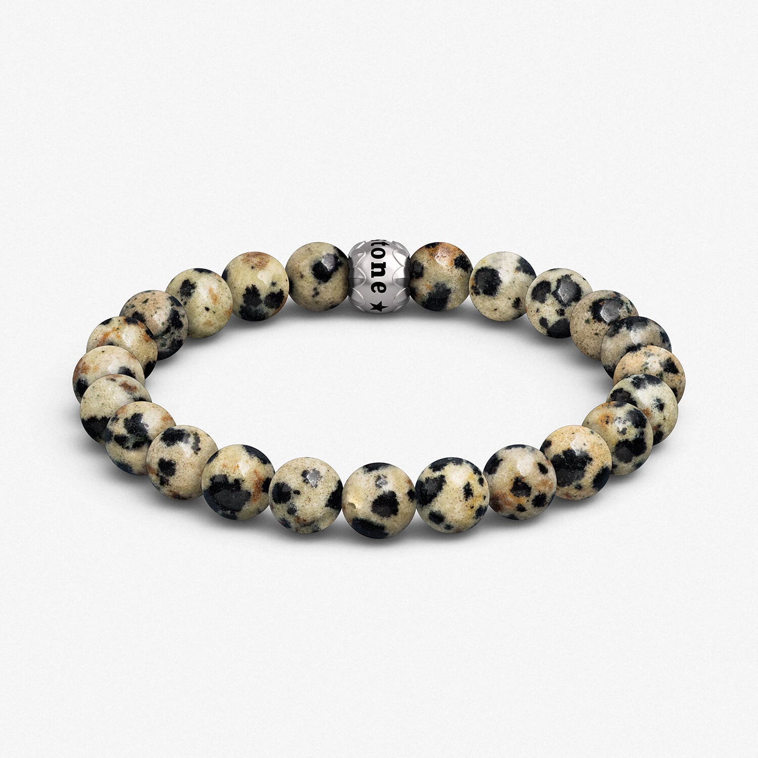 Dalmatian Jasper Small Sphere Bracelet