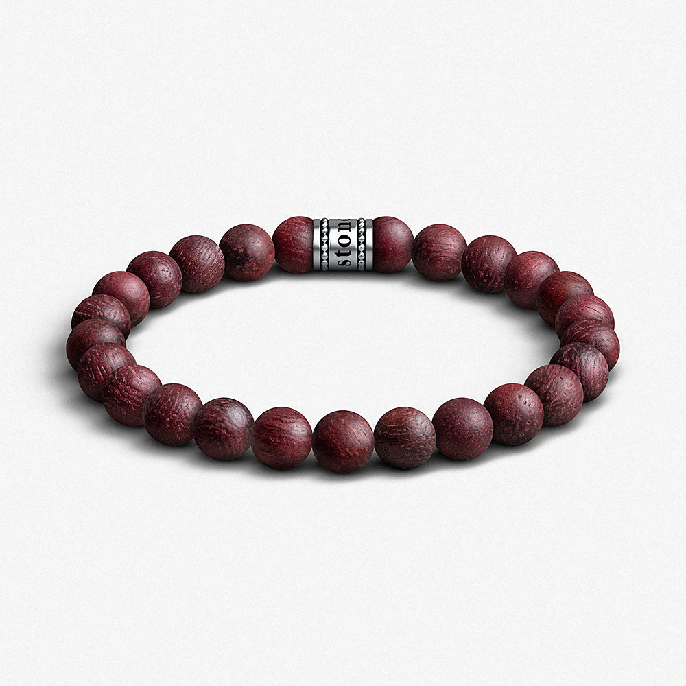 Stacked Collection - Silver Rosewood Bracelet Set | Kinsley Armelle®  Official