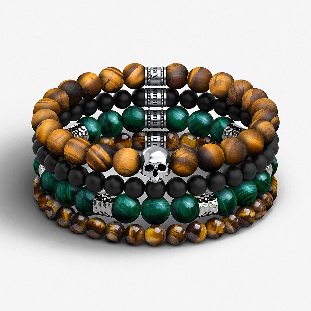 BOYBEADS, Massimo Dutti, Louis Vuitton Damier Graphite Bracelet Stack for  Men - BOYBEADS New York