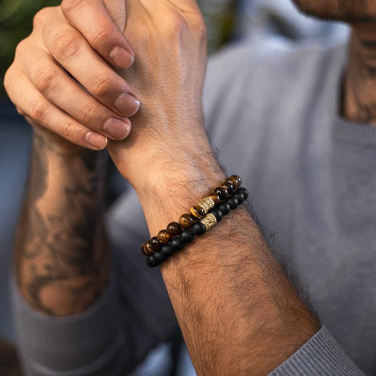 Shiny Tigers Eye Bracelet  Earthbound Trading Co