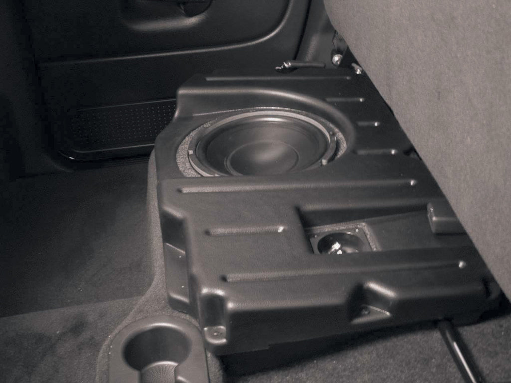 dodge ram under seat sub box