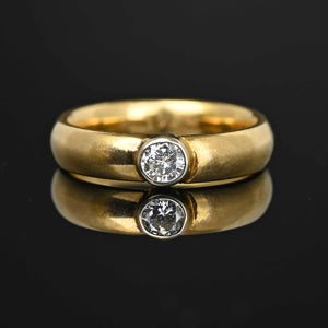 One of a Kind, 14K Diamond Halo Wide Textured Band Ring — JC Jewelers