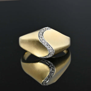 Fope 18kt White Gold pav茅 Set Diamond Ring - Silver