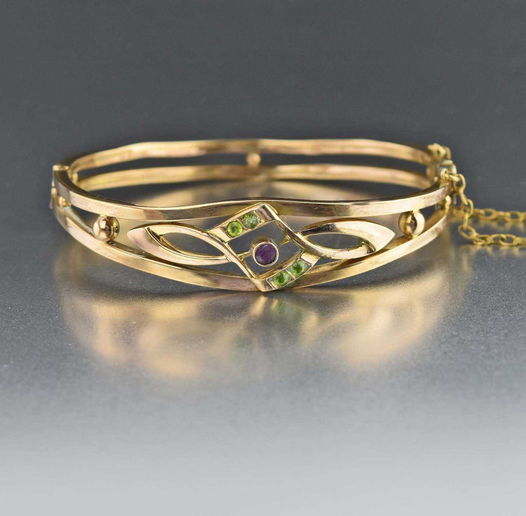 amethyst bangle bracelet