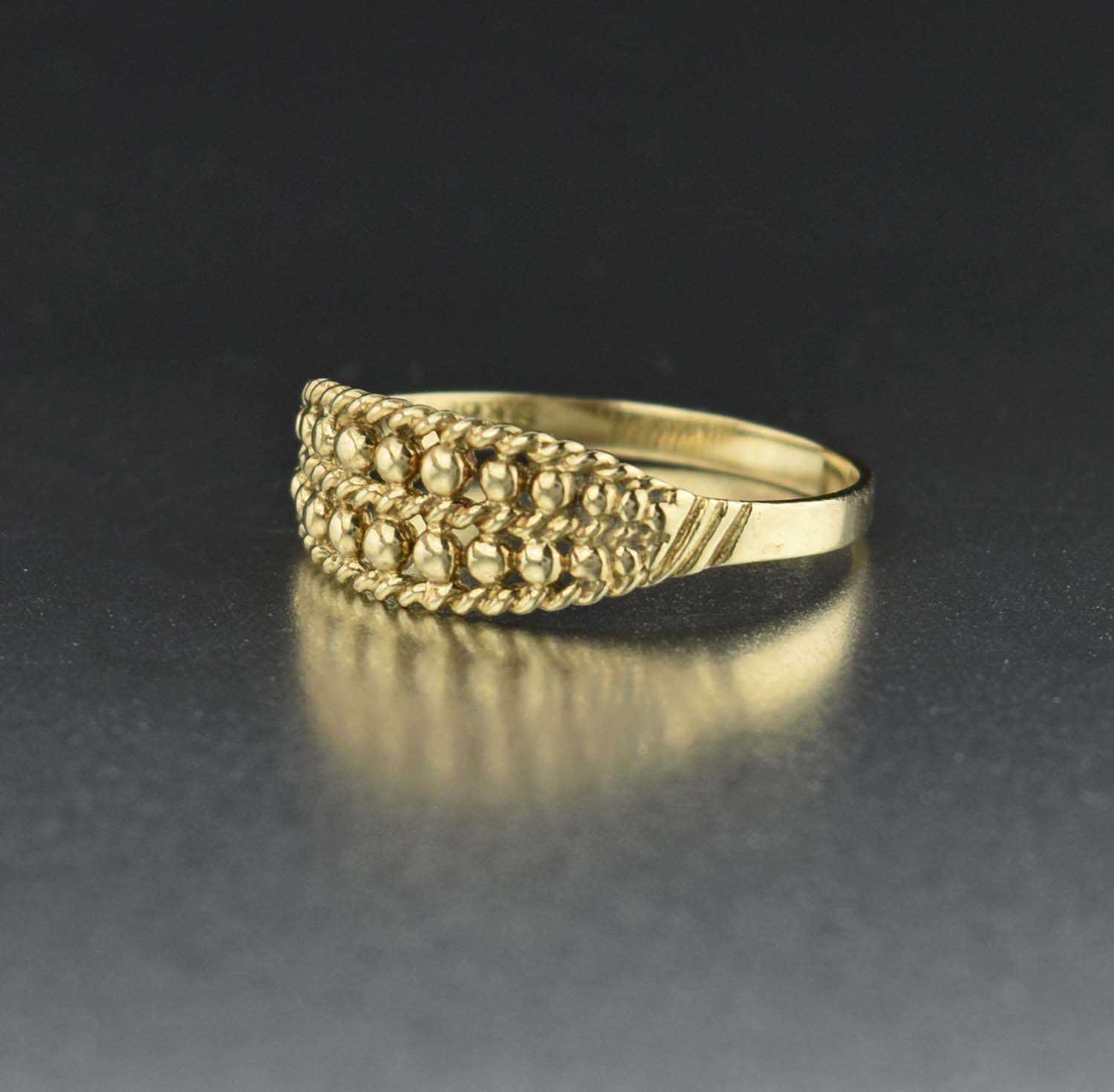  Gold  Keeper RIng  Vintage English  Wedding Band Ring  Boylerpf