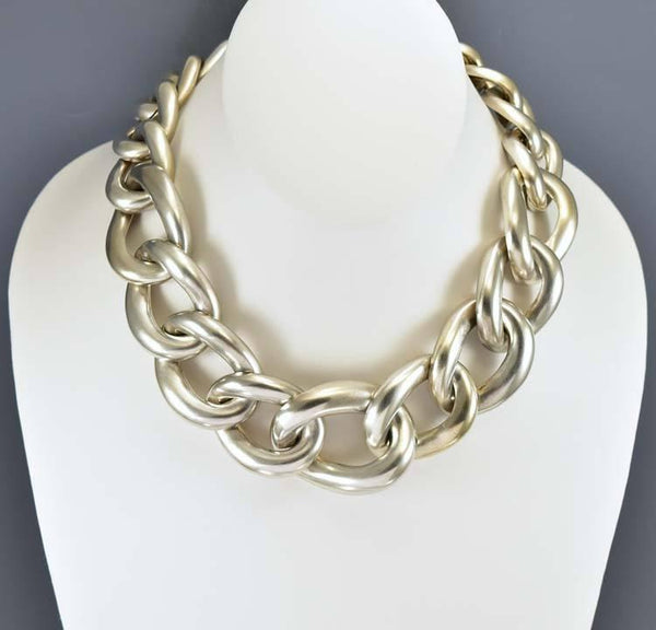 Vintage Silver Chain Haute Couture Givenchy Necklace – Boylerpf