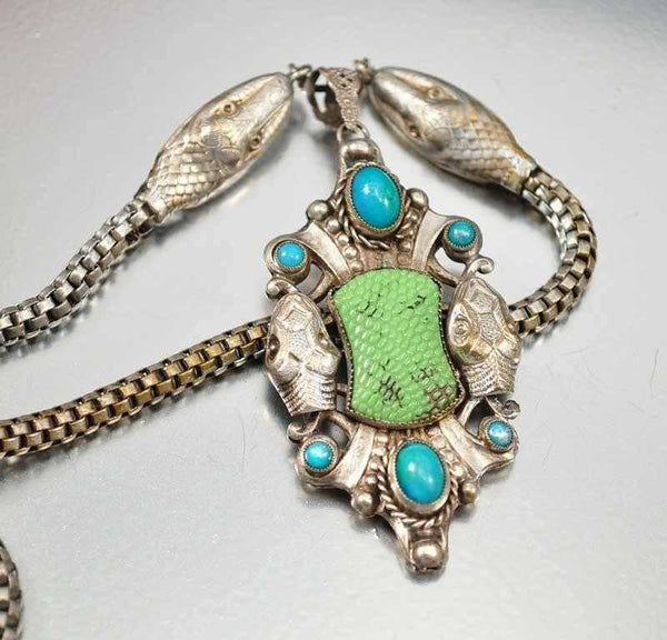 Rare Czech Neiger Bros Snake Art Deco Necklace – Boylerpf