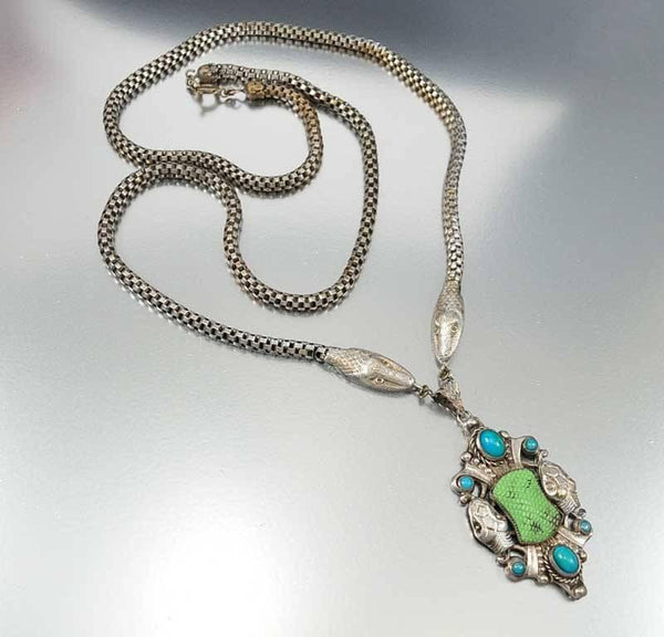 Rare Czech Neiger Bros Snake Art Deco Necklace – Boylerpf