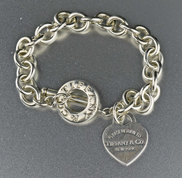 Return to Tiffany Silver Toggle Charm Bracelet | Boylerpf