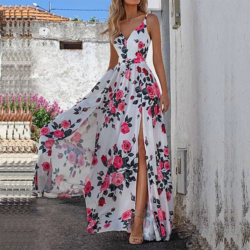 Stylish Summer French Camisole Dress with High Waist - Image 3